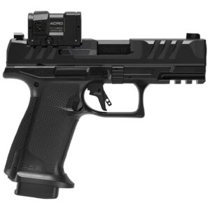 Walther Arms PDP Pro FS 9mm 4-inch pistol with tritium night sights and Acro optic-cut slide, right side view
