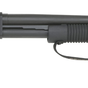 Mossberg 590 Cruiser 12 gauge pump-action shotgun with pistol grip and 18.5-inch matte blued barrel