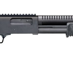 Mossberg 590 Breacher 12 gauge pump-action shotgun with 18.5-inch barrel and Parkerized finish