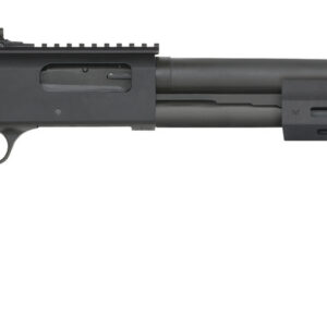 Mossberg 590A1 XS Security 12 Gauge pump-action shotgun with 20-inch Parkerized barrel and XS Ghost Ring sights, black finish