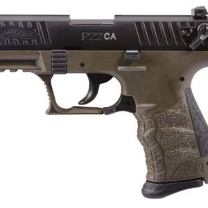 Walther Arms P22 Military .22 LR Semi-Auto Pistol 3.42" Barrel OD Green/Black 10+1 CA Compliant