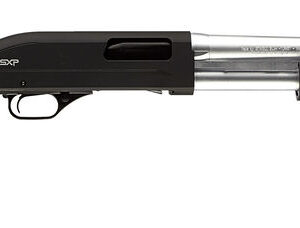 Winchester SXP Marine Defender 20 gauge pump-action shotgun with 18-inch matte chrome barrel and bi-tone finish