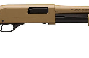 Winchester SXP Defender 20 gauge pump-action shotgun with 18-inch barrel in Flat Dark Earth finish