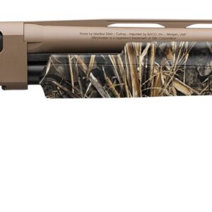 Winchester SXP Hybrid Hunter 12 gauge pump-action shotgun with 26-inch barrel in Mossy Oak MAX-7 camo finish