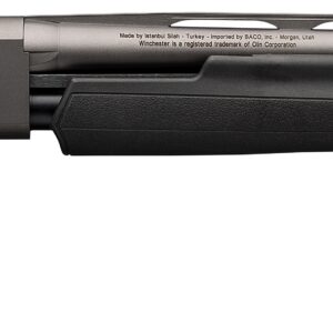 Winchester SXP Hybrid 12 gauge pump-action shotgun with 28-inch barrel and grey synthetic stock