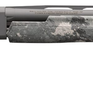 Winchester SXP Hybrid Hunter 12 gauge pump-action shotgun in grey with 28-inch barrel and fiber optic front sight