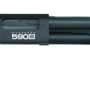 Mossberg 590S Shockwave 12 Gauge Pump Action Pistol Grip Firearm with 14-inch matte blued barrel