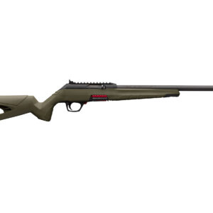Winchester Wildcat .22 LR semi-automatic rifle with 18-inch barrel in OD Green finish, right-side profile view