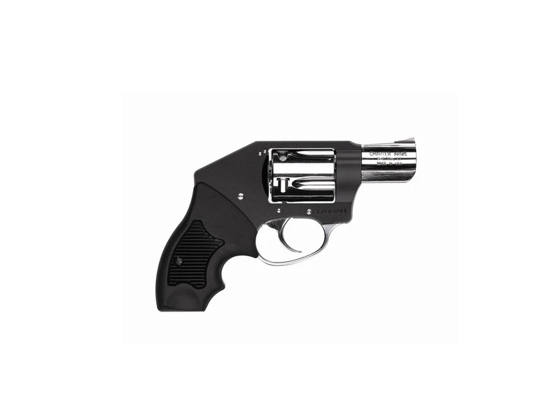 Charter Arms Off Duty .38 Special 2-inch hammerless revolver in black finish, right side view