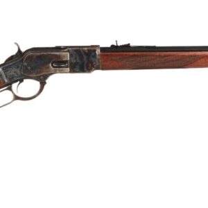 Taylor's & Company 1873 lever action rifle in .357 Magnum with 20-inch blued barrel and wood stock