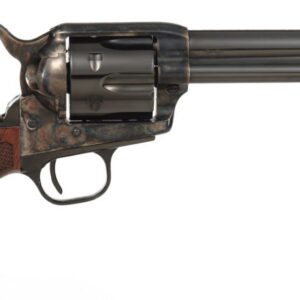 Taylor's & Company Gambler single action revolver in .45 Long Colt with 5.5 inch blued barrel and wood grips