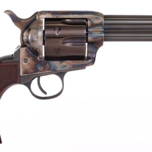 Taylor's and Company Gunfighter single-action revolver in .45 Long Colt with blued finish, walnut grips, and 4.75-inch barrel