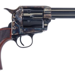 Taylor's & Company Gunfighter single-action revolver in .45 ACP with blued finish, wood grips, and 4.75-inch barrel