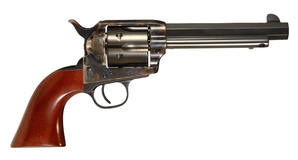 Taylor's & Company Drifter single action revolver in .357 Magnum with 5.5-inch blued barrel and wood grips