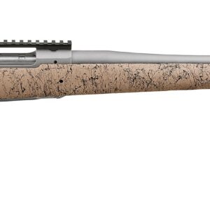 Ruger Hawkeye FTW Hunter bolt-action rifle in 6.5 Creedmoor with matte stainless barrel and tan stock