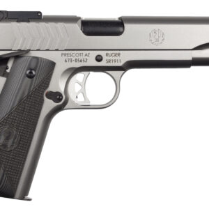 RUGER SR1911 TARGET 9MM 9-SHOT - STAINLESS G10 GRIPS