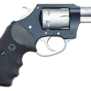 Charter Arms Pathfinder Lite .22 Magnum revolver with black aluminum frame and stainless cylinder, 2-inch barrel, right-side profile view