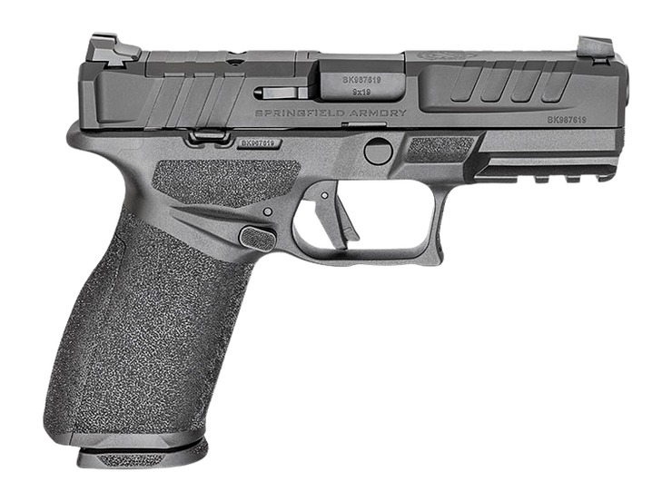 Springfield Armory Echelon FC 9mm black semi-auto pistol with 4-inch barrel and optic-ready slide, California compliant