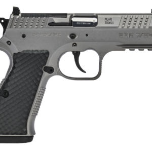 SAR Arms 7/24 FS full-size 9mm semi-auto pistol with stainless finish and optic-cut serrated slide