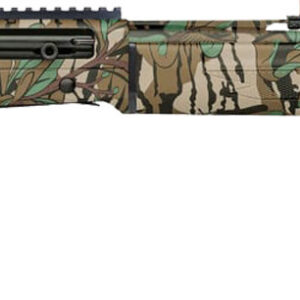 Mossberg SA-28 Turkey semi-automatic shotgun in 28 gauge with 22-inch barrel and Mossy Oak camouflage finish