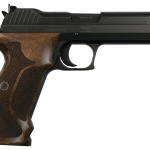 SIG SAUER P210 Target 9mm Semi-Auto Pistol, 5" Barrel, Nitron/Walnut, Fiber Optic Sights, 8+1