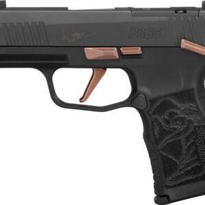 SIG P365 XL COMP 9MM 3.1" - (2)10RD ROSE KIT MA COMP BLACK