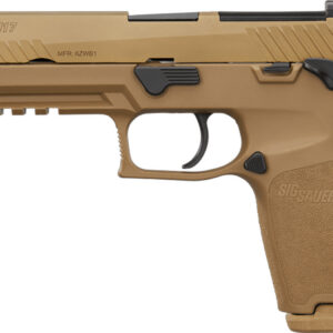 SIG M17 COMMERCIAL 9MM 4.7" - SIGLITE (3)10RD MAN SAF COYOTE