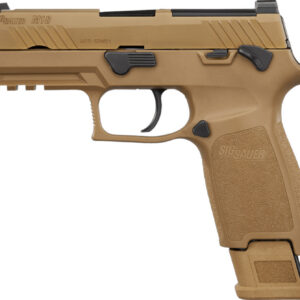 SIG M18 COMMERCIAL 9MM 3.9" - SIGLITE (1)17&(2)21RD COYOTE