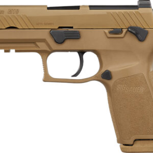 SIG M18 COMMERCIAL 9MM 3.9" - SIGLITE (3)10RD MAN SAF COYOTE