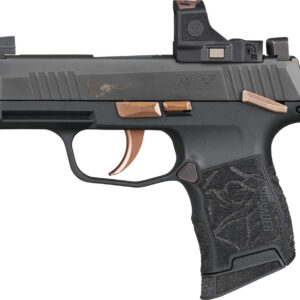 SIG P365 ROSE 380ACP W/ROMEO- - RS (2)10RD MAN SAFETY BLACK
