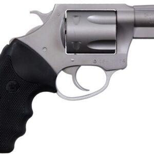 Charter Arms Pitbull 9mm double action revolver with 2.2-inch matte stainless barrel, right side view
