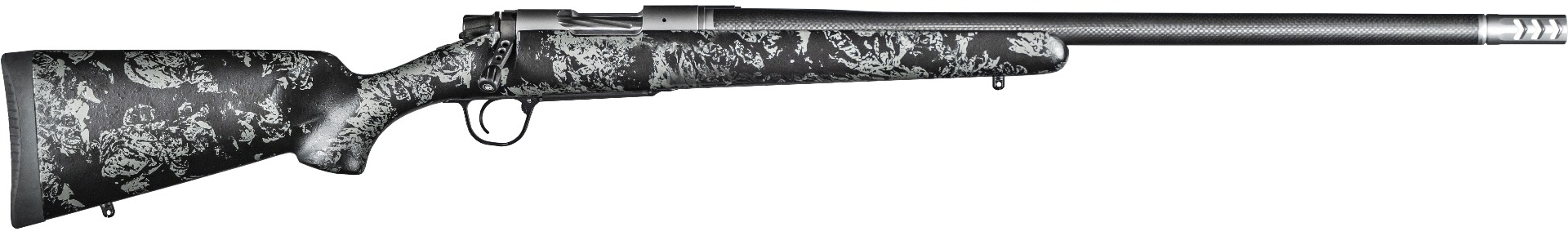 Christensen Arms Ridgeline FFT bolt-action rifle in 6.5 PRC with 20-inch barrel in silver finish