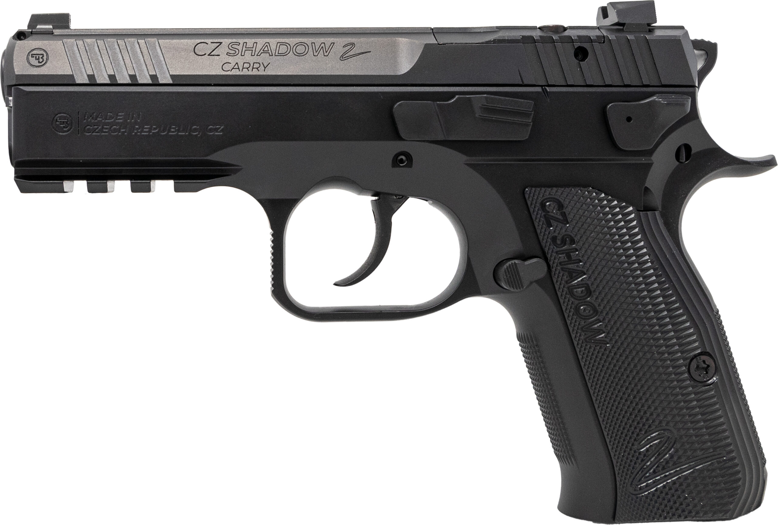 CZ SHADOW 2 CARRY OR 9MM FS - 15RD BLACK NITRIDE BLACK GRIP