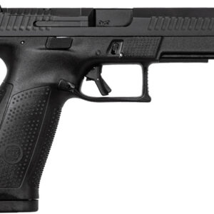 CZ P-10 F 9mm Striker-Fired Pistol – Optic Ready, Black, 19+1 Capacity