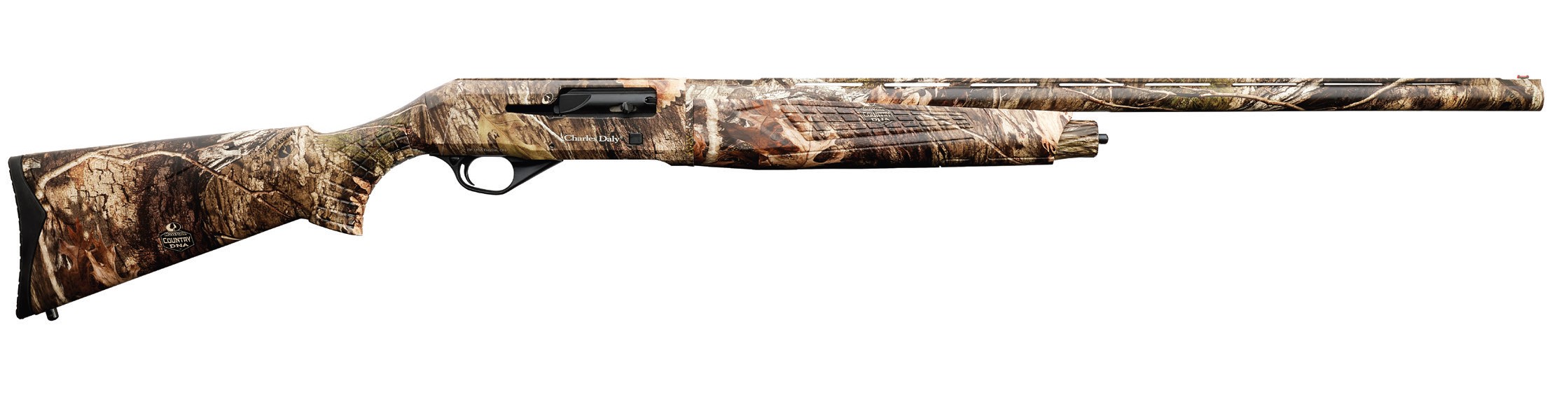Charles Daly 601 Field semi-automatic 12 gauge shotgun with 28-inch barrel in Mossy Oak DNA camo finish