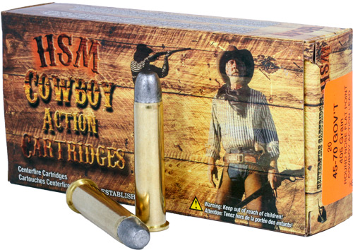 HSM COWBOY 45-70 GOV 405GR - RNFP 20RD 20BX/CS