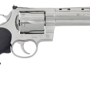 Colt Anaconda .44 Magnum double action revolver with 6-inch stainless steel barrel and adjustable sights