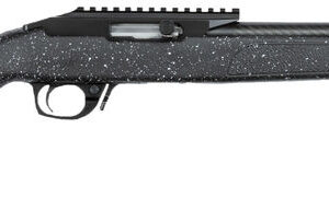 Bergara BXR semi-automatic .22 LR rifle with 16.5-inch carbon fiber barrel and black synthetic stock, right-side view