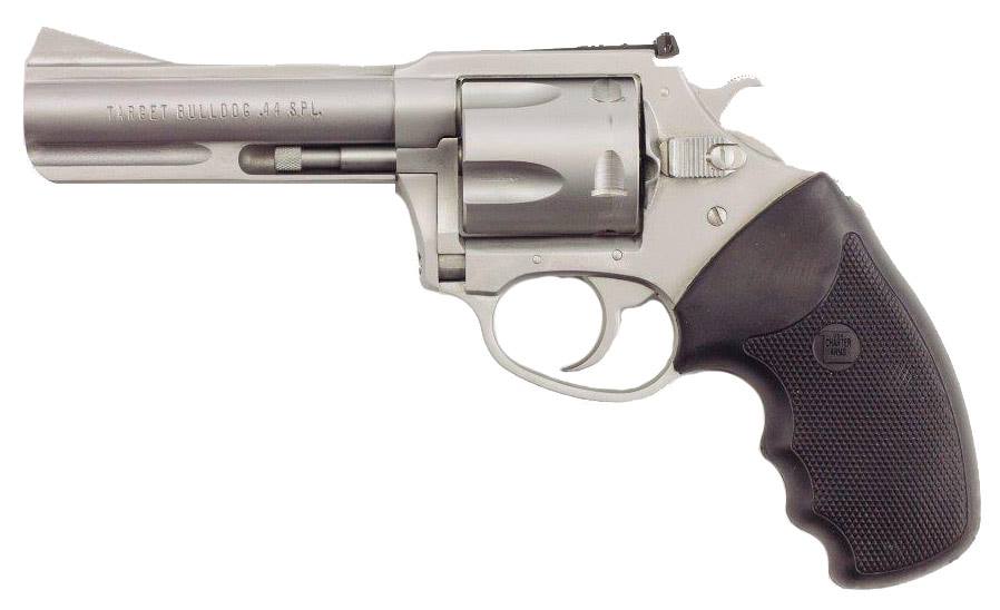 Charter Arms Target Bulldog .44 S&W Special 4.2-inch stainless revolver with adjustable sights, right side view