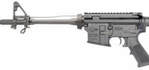 Colt LE6920-OEM1 AR-15 semi-automatic carbine in black with 16.1-inch barrel and front sight, chambered in 5.56 NATO