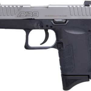 Diamondback Firearms DB9 Gen IV 9mm Pistol – Black/Nickel, 3" Barrel, 6+1
