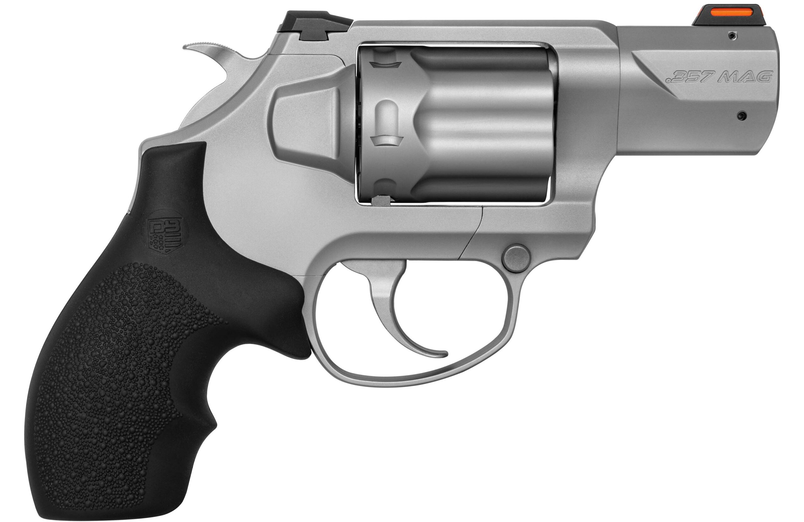Diamondback Firearms SDR .357 Magnum double-action revolver with 2-inch barrel and silver glass bead finish