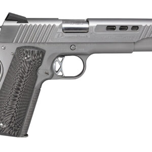Diamondback Firearms DB1911 stainless steel 1911 pistol in .45 ACP with 5-inch ported barrel and adjustable sights
