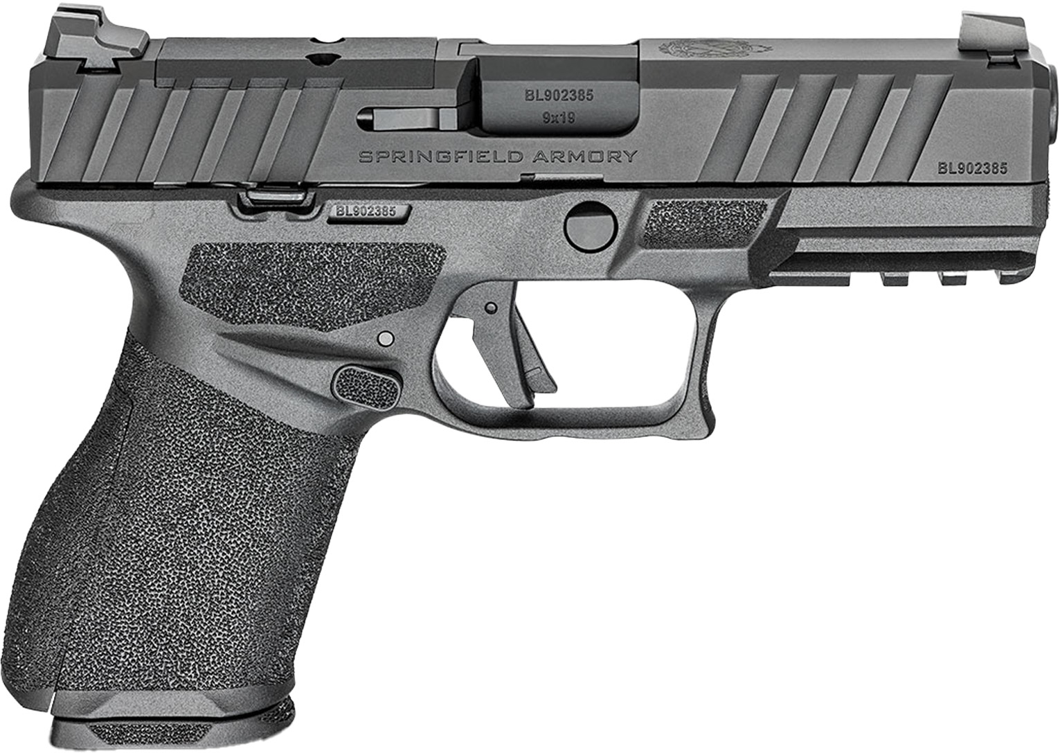 Springfield Armory Echelon Alpha 9mm Striker-Fired Pistol – Black, 4" Barrel, 15+1