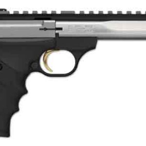 Browning Buck Mark Contour URX .22 LR semi-auto pistol with 5.5-inch stainless barrel, URX grip, and adjustable sights