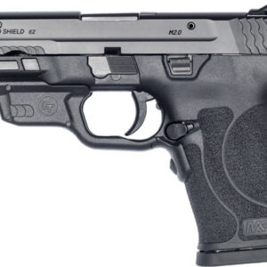S&W SHIELD M2.0 M&P 9MM EZ - BLACK NO SAFETY RED LASER