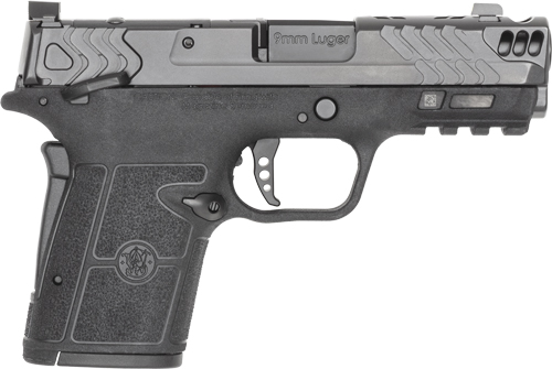 Smith & Wesson Equalizer Performance Center Carry Comp 9mm pistol with ported optics-ready slide and tritium night sights in black