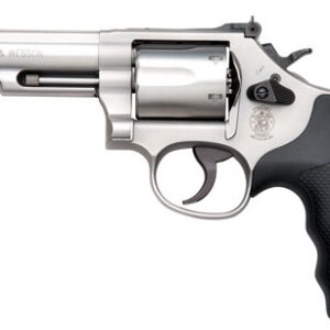Smith & Wesson Model 66 .357 Magnum 4.25-inch stainless revolver with rubber grip and adjustable rear sight