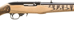 RUGER 10/22 22LR GATOR SCENE - BLUED NATURAL LAMINATE STOCK