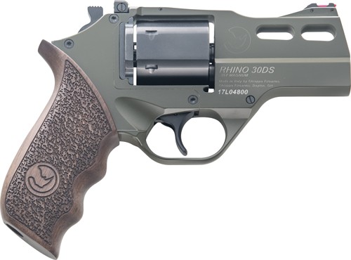 CHIAPPA RHINO 30DS 357MAG - 3" ADJ. SIGHT ODG/WALNUT